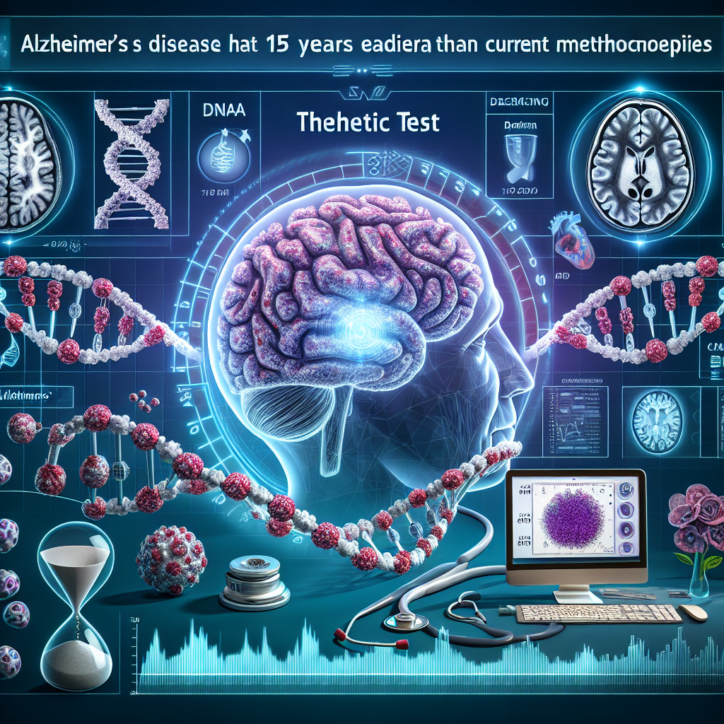 Un test ematico potrebbe rivelare l'Alzheimer 15 anni prima