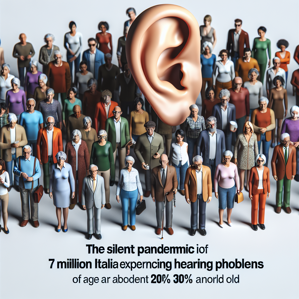 'La pandemia silenziosa della sordità: 7 milioni di italiani con problemi uditivi, di cui il 30% over 70.'