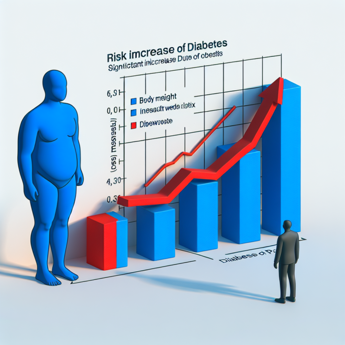 Obesità aumenta il rischio diabete in modo significativo