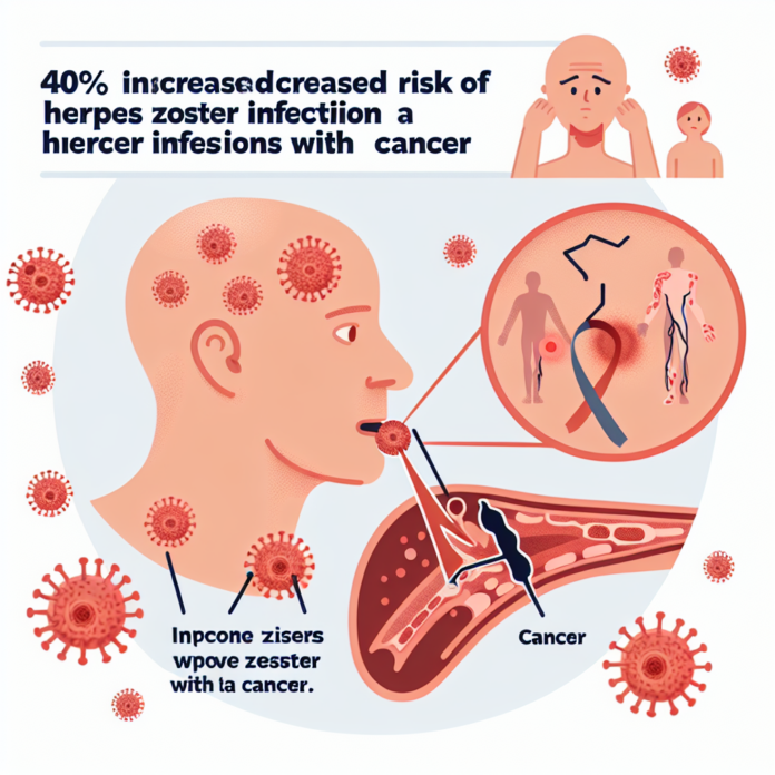 Aumento del 40% del rischio di infezione da Herpes Zoster con un tumore