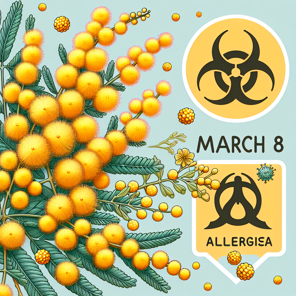 8 marzo: attenzione alle allergie mimosa